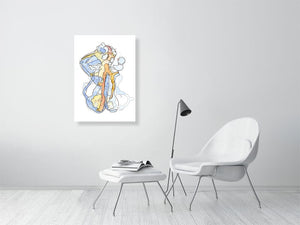 Dream Of Artemis - Limited Edition of 150 Prints of Drawings by Squiglet