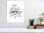 Flower Power - A Girl On A Balcony - Squiglet Drawings For Sale