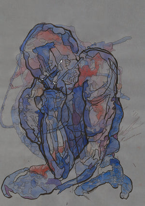 
            
                Load image into Gallery viewer, The Thinker - Limited Edition of 150 Prints of Drawings by Squiglet
            
        