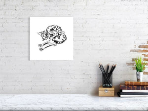 Bengal-Contortionist - Prints Of Squiglet Drawings For Sale