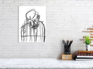 SilentMan - Prints Of Squiglet Drawings For Sale