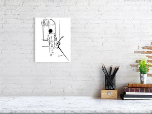 Guitar. Living Room. Brussels - Squiglet Drawings For Sale