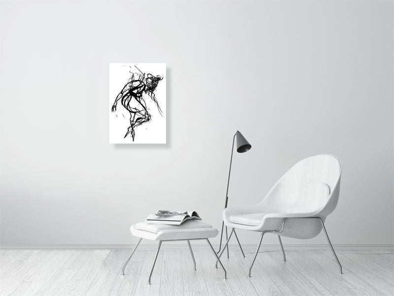 Dancing Diana - Prints Of Squiglet Drawings For Sale