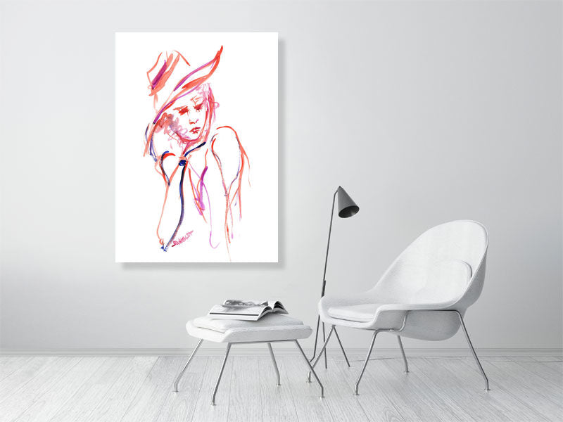 Red Hat. England - Prints Of Squiglet Drawings For Sale