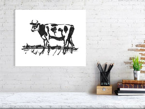 
            
                Load image into Gallery viewer, Sad Cow - Squiglet Drawings For Sale
            
        