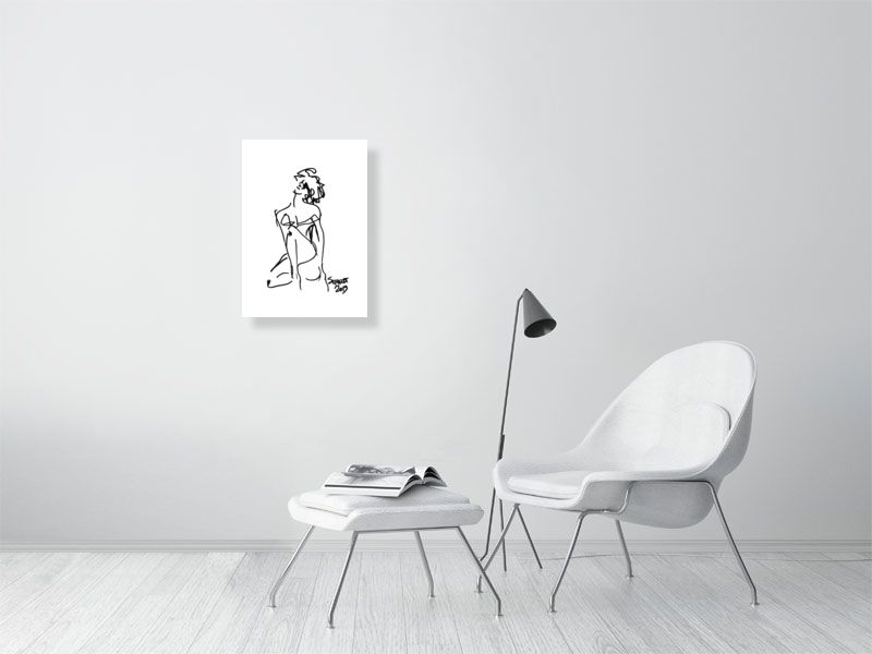 Floating - Squiglet Drawings For Sale
