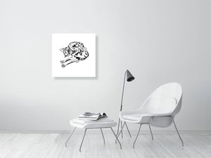 Bengal-Contortionist - Prints Of Squiglet Drawings For Sale