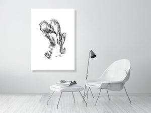 Beggar - Prints Of Squiglet Drawings For Sale