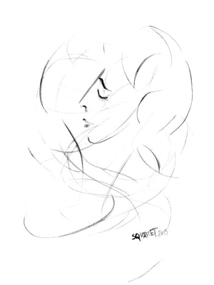 
            
                Load image into Gallery viewer,  Serene - Prints Of Squiglet Drawings For Sale
            
        