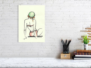 Swimming Pool - Prints Of Squiglet Drawings For Sale