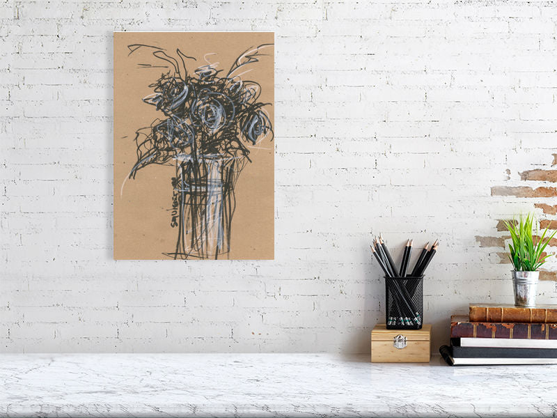 Flowers - Prints Of Squiglet Drawings For Sale