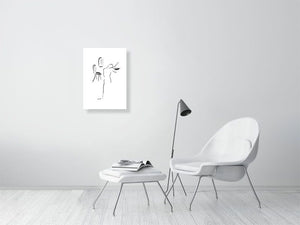 Chair, Window, Violin - Squiglet Drawings For Sale
