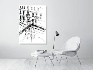 First Snowfall - Prints Of Squiglet Drawings For Sale