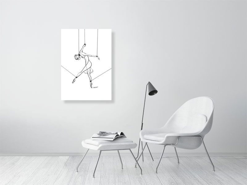 Dancing On The Strings - Squiglet Drawings For Sale