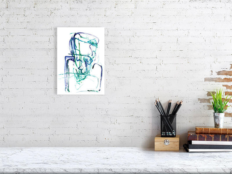 Blue Mood - Prints Of Squiglet Drawings For Sale